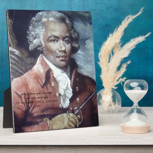 ジョセフ・ボローニュ・シェヴァリエ・ド・サン・ジョルジュ フォトプラーク (側面)