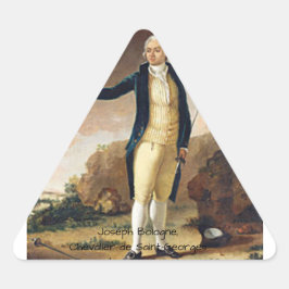 ジョセフ・ボローニュ・シェヴァリエ・ド・サン・ジョルジュ 三角形シール