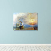 ジョセフ・マロード・ウィリアム・ターナーザファイティング・テメライ キャンバスプリント (インサイチュ (ウッドフロア))