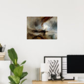 ジョセフ・マロード・ウィリアム・ターナー雪の嵐 ポスター (ホームオフィス)