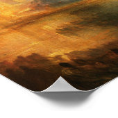 ジョセフ・マロード・ウィリアム・ターナー – ザ・バーニング・オブ・ザ・ザ・オブ・ザ・ザ・バーニング ポスター (角)