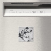 ジョセフ・マロード・ウィリアム・ターナー |着席した男性 マグネット (インサイチュ (食洗機))