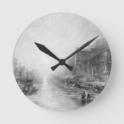 ジョセフ・マロード・ウィリアム・ターナー |着手 ラウンド壁時計 (正面)