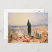 ジョセフ・マロード・ウィリアム・ターナー |近くからフィレンツェ ポストカード (正面/裏面)