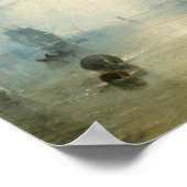 ジョセフ・マロード・ウィリアム・ターナー – Keelmen Heaving ポスター (角)