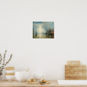 ジョセフ・マロード・ウィリアム・ターナー – Keelmen Heaving ポスター (キッチン)