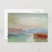 ジョセフ・マロード・ウィリアム・ターナー | River scene, 1834 ポストカード (正面/裏面)