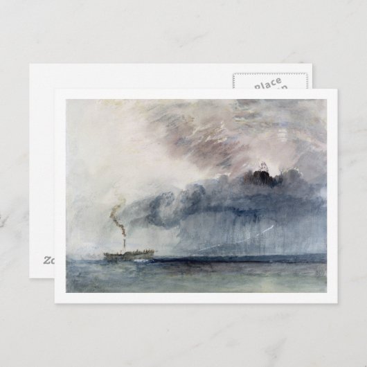 ジョセフ・マロード・ウィリアム・ターナー | Stoの蒸気船 ポストカード (正面/裏面)