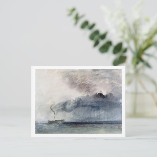 ジョセフ・マロード・ウィリアム・ターナー | Stoの蒸気船 ポストカード (スタンド正面)