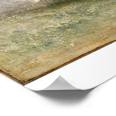 ジョセフ・マロード・ウィリアム・ターナー | Stormy Sea Breakin ポスター (角)