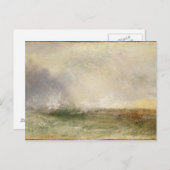 ジョセフ・マロード・ウィリアム・ターナー | Stormy Sea Breakin ポストカード (正面/裏面)