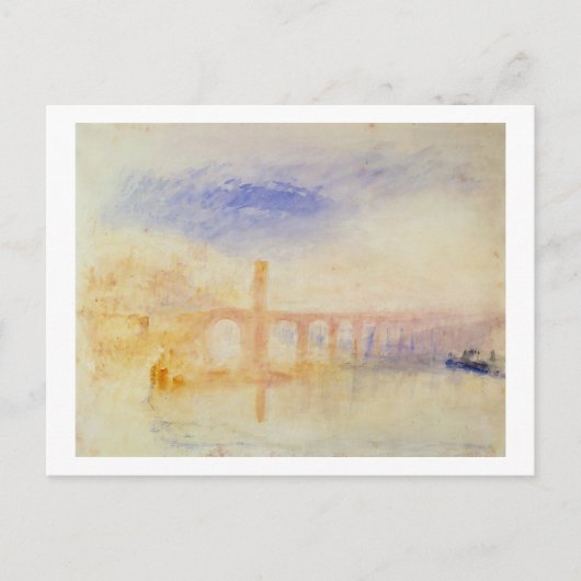 ジョセフ・マロード・ウィリアム・ターナー | The Moselle Bridge ポストカード (正面)