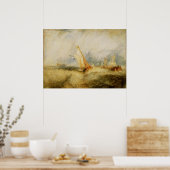 ジョセフ・マロード・ウィリアム・ターナー | Van Tromp Going Ab ポスター (キッチン)