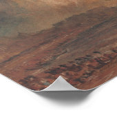 ジョセフ・マロード・ウィリアム・ターナー – Vesuvius ポスター (角)