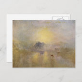 ジョセフ・マロード・ターナー – ノーハムキャッスル ポストカード (正面/裏面)