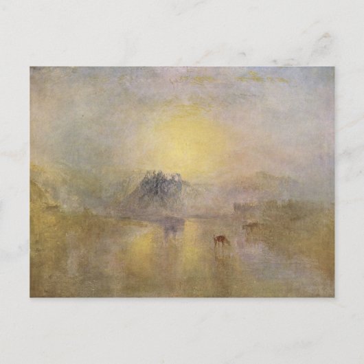 ジョセフ・マロード・ターナー – ノーハムキャッスル ポストカード (正面)