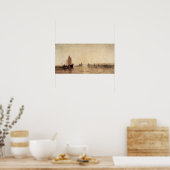 ジョセフ・マロード・ターナー – ブライトン・チェーン・ピア ポスター (キッチン)