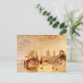 ジョセフ・マロード・ターナー – ボートケルンの到着 ポストカード (スタンド正面)