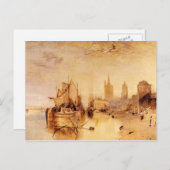 ジョセフ・マロード・ターナー – ボートケルンの到着 ポストカード (正面/裏面)