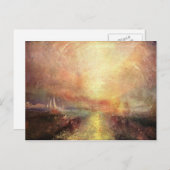 ジョセフ・マロード・ターナー – ヨットがコーズに接近 ポストカード (正面/裏面)