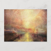 ジョセフ・マロード・ターナー – ヨットがコーズに接近 ポストカード (正面)