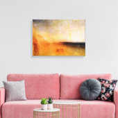 ジョセフ・マロード・ターナー – ヨーロッパとブル キャンバスプリント (インサイチュ (リビング))