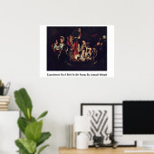 ジョセフ・ライトによるエアポンプでの鳥の実験 ポスター (ホームオフィス)