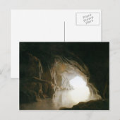 ジョセフ・ライト – 洞窟，夕べ ポストカード (正面/裏面)