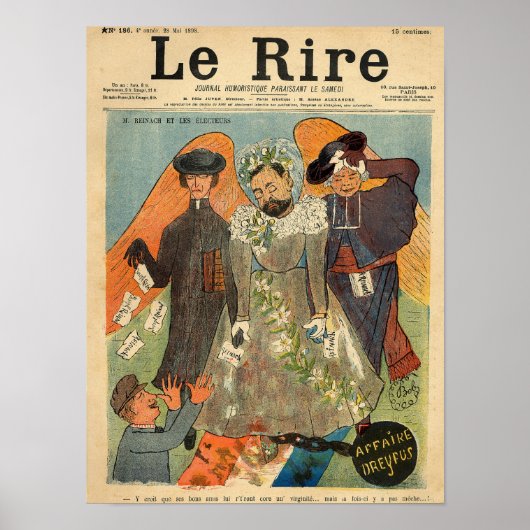 ジョセフ・レイナックの戯画 ポスター (正面)