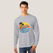 ジョセフ レトロ サンセット 名前 デザイン Tシャツ (正面フル)