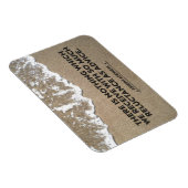 ジョセフAddison感動的引用文"アドバイス"フレキシ マグネット (右側)