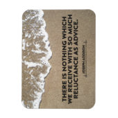 ジョセフAddison感動的引用文"アドバイス"フレキシ マグネット (縦)