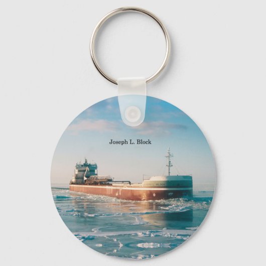 ジョセフL.ブロックキーチェーン キーホルダー (正面)