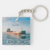 ジョセフL.ブロックキーチェーン キーホルダー (裏面)