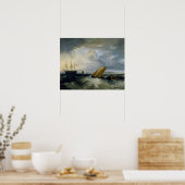 ジョセフMallord William Turner – 見た目の輝き ポスター (キッチン)