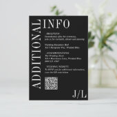 ジョセリンモダンブ結婚ラック エンクロージャーカード (スタンド正面)