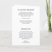 ジョセリン黒白モダン結婚ズ プログラム (裏面)