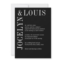 ジョセリン ブラック モダン ウェディング