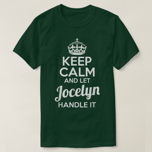 ジョセリ保ン・カムとジョセリンに任せる  Tシャツ (デザイン正面)