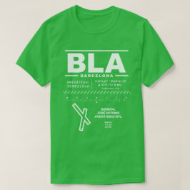 ジョゼアントニオアンゾアテグイ空港BLA TShrit Tシャツ