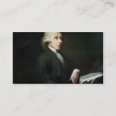 ジョゼフ・プリーストリー(1733-1804年)のポートレート(cの油 名刺 (裏面)