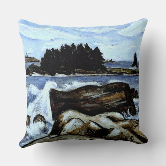 ジョタム島(現在のキツネ)、インディアンポイント外 クッション (裏面)