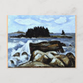 ジョタム島(現在のキツネ)、インディアンポイント外 ポストカード (正面)