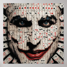 ジョッカーの顔遊カード