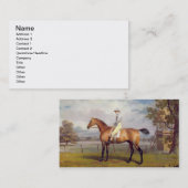 ジョッキーとのハミルトンの変装の公爵(oi 名刺 (正面/裏面)