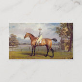 ジョッキーとのハミルトンの変装の公爵(oi 名刺 (裏面)