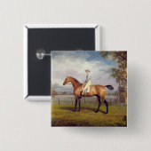 ジョッキーとのハミルトンの変装の公爵(oi 缶バッジ (正面&裏面)