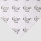 ジョッキーの乗馬の純血種の馬のモノラルライン 薄葉紙 (詳細)