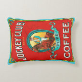 ジョッキークラブコーヒー アクセントクッション (正面)