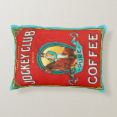 ジョッキークラブコーヒー アクセントクッション (裏面)